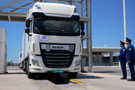 eTIR expands across the Caspian Sea, enabling the first paperless TIR transports between the South Caucasus and Central Asia